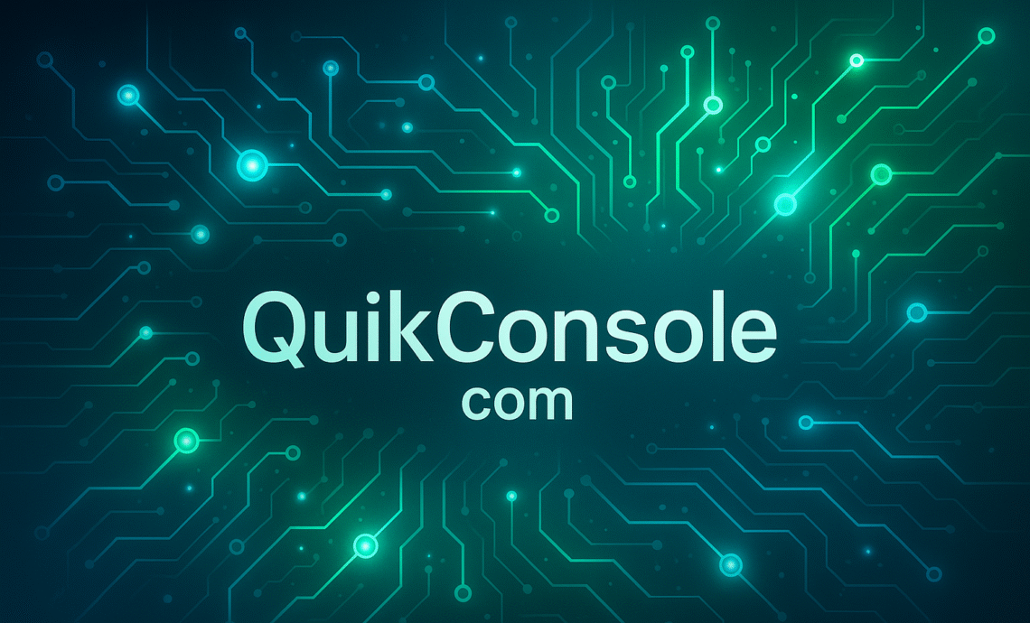 QuikConsole com The Comprehensive Guide to a Modern Web Console Platform